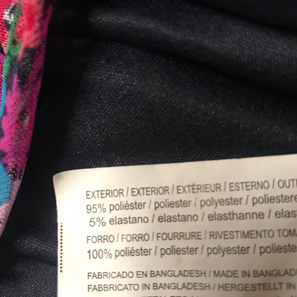 NWOT Round Neck Tunic Dress - Floral print - M - Picture 7 of 8